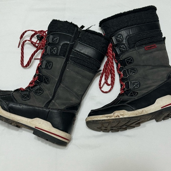 3M Thinsulate Snow black boots - Water resistant with faux fur - Picture 4 of 8